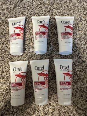 6 count Curel Ultra Healing Intensive Moisture Lotion -  (1 fl oz each)